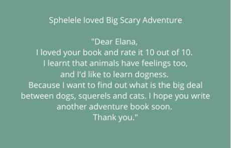 Sphelele The Big Scary Adventure